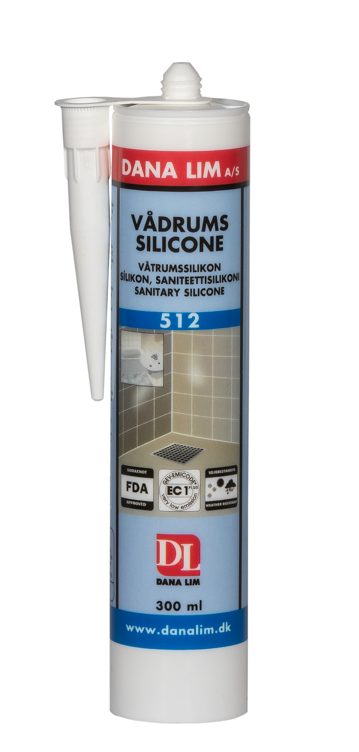 Våtrumssilikon 512 51239-379